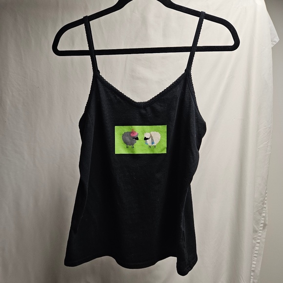 3for$25 winter sheep tank top Kim rogers intimates large pajamas spaghetti strap - Picture 1 of 3